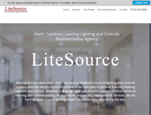 Tablet Screenshot of litesourcenc.com